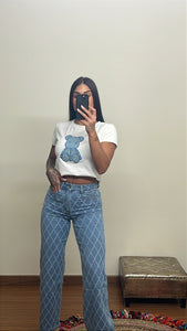 Pantalón rasgado vaquero