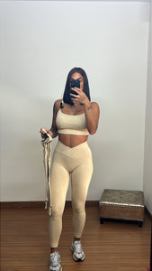 Set tres piezas beige