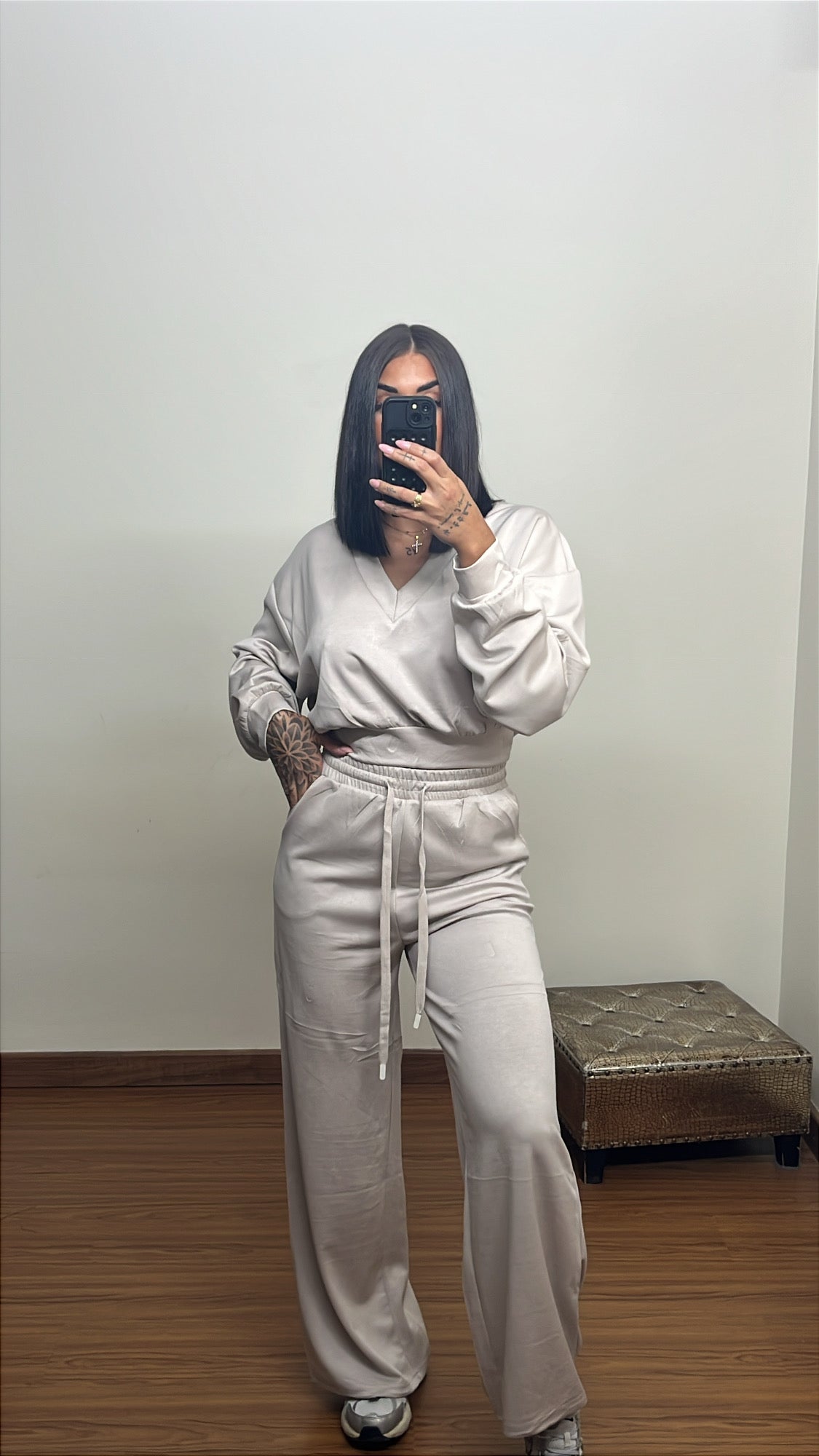 Chándal comfy beige