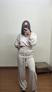 Chándal comfy beige