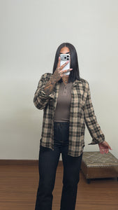 Camisa cuadros rotos