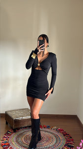 Vestido cleo negro