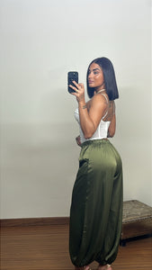 Pantalón aladin verde