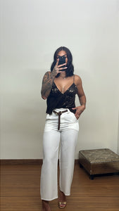 Pantalón chino blanco