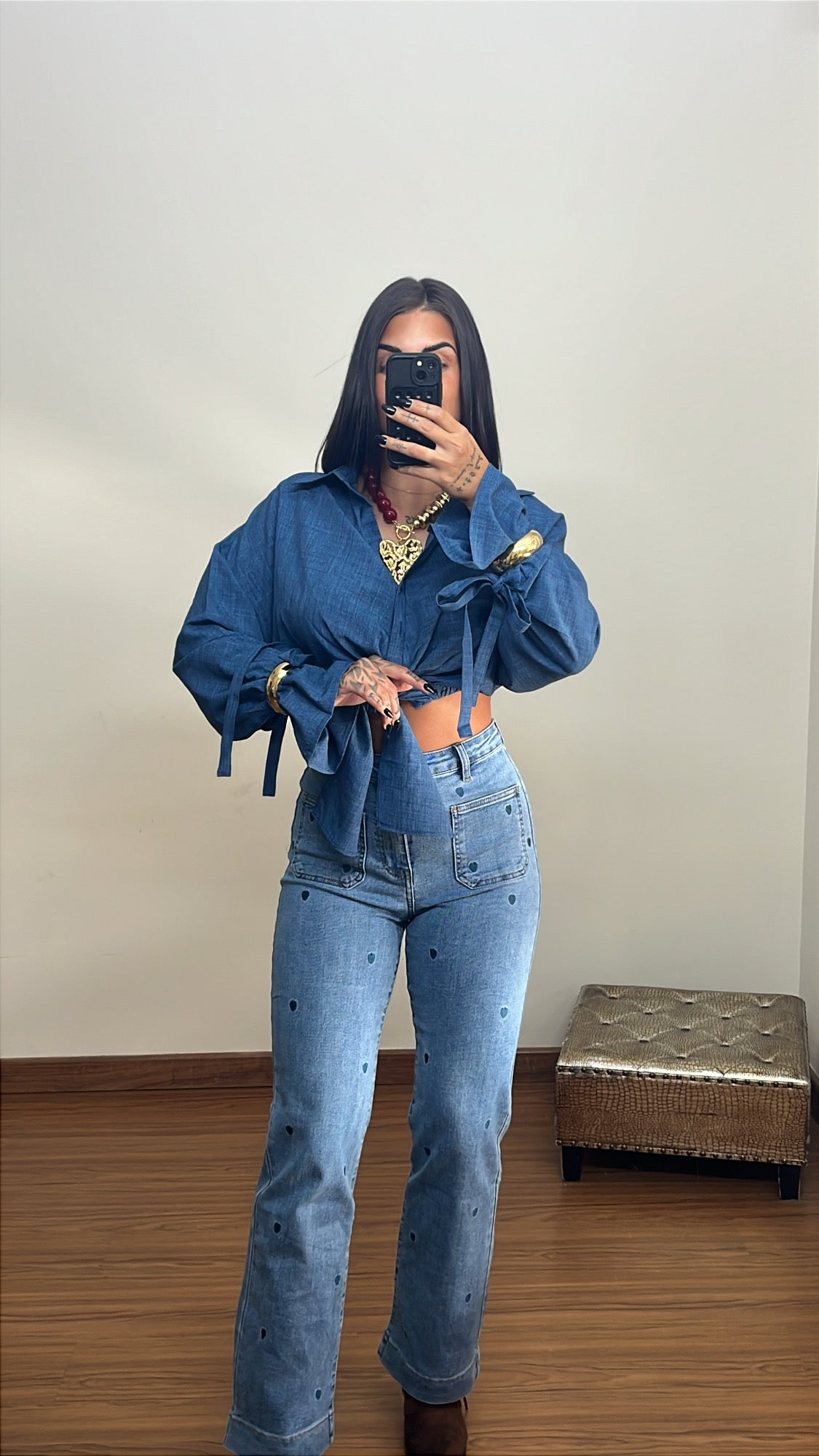 Blusa lazo