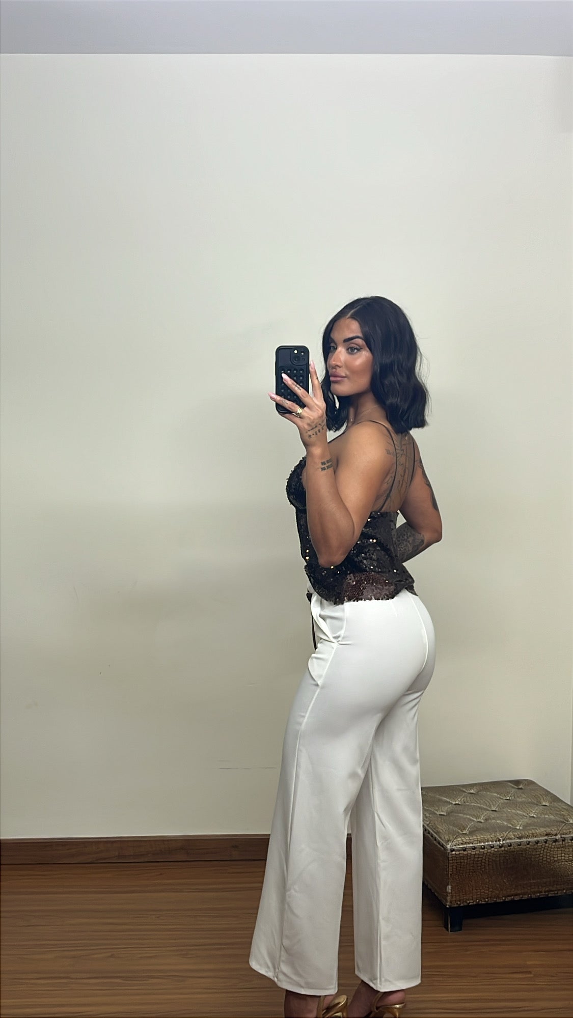Pantalón chino blanco