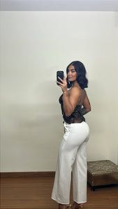 Pantalón chino blanco