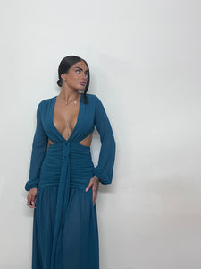 Vestido Roma petróleo