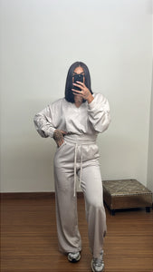 Chándal comfy beige