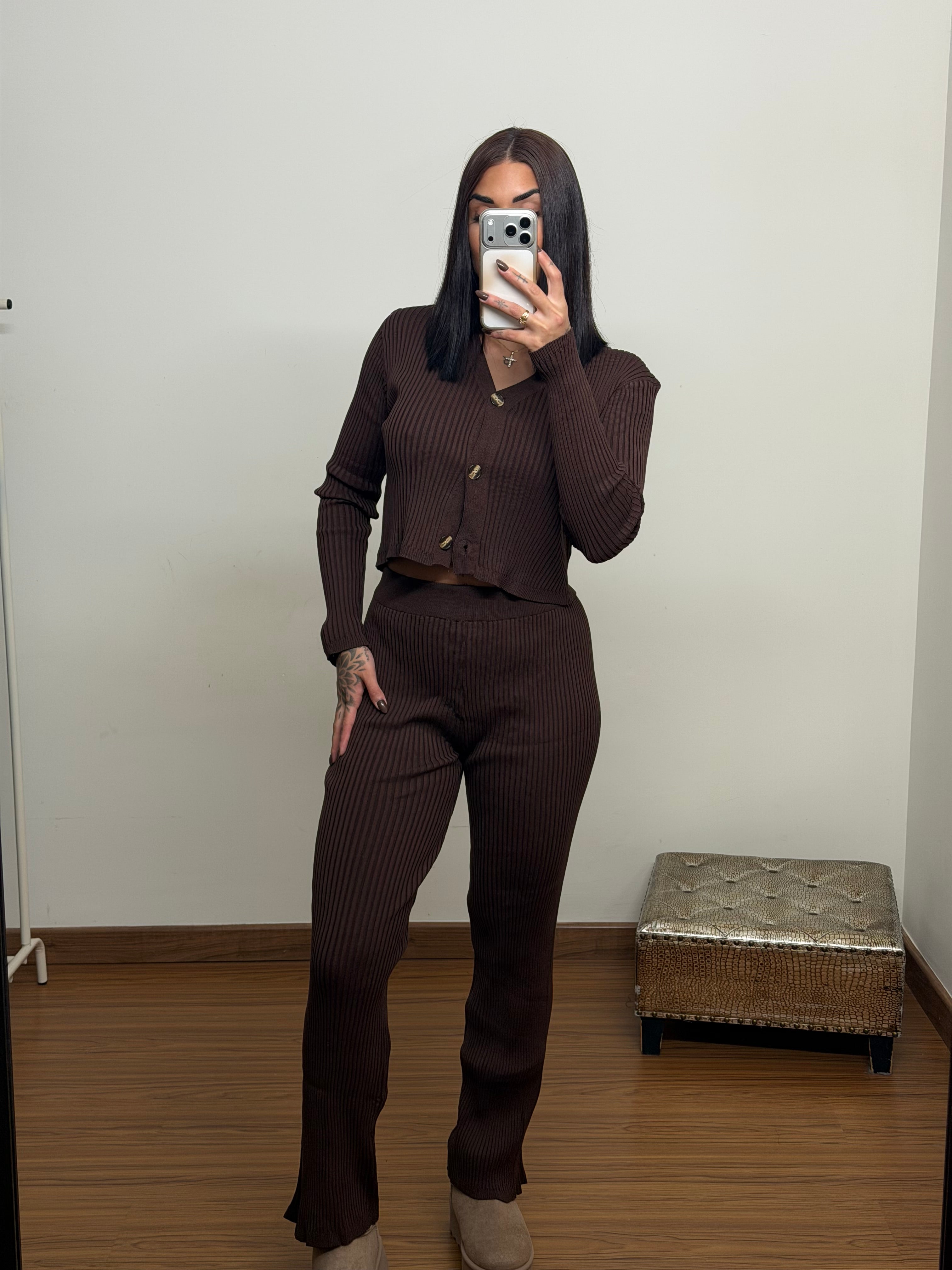 Conjunto tom chocolate