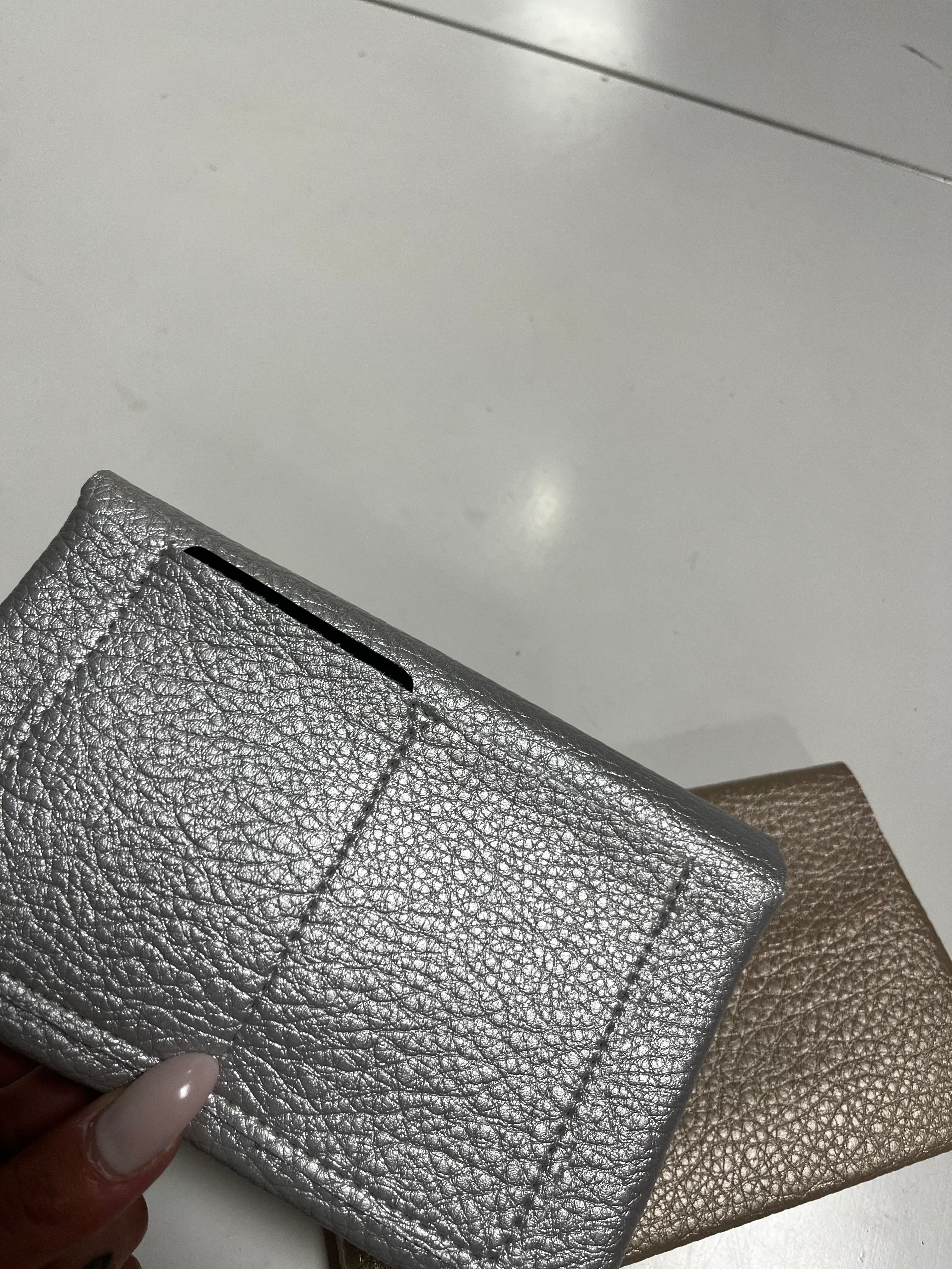 Cartera monedero plata