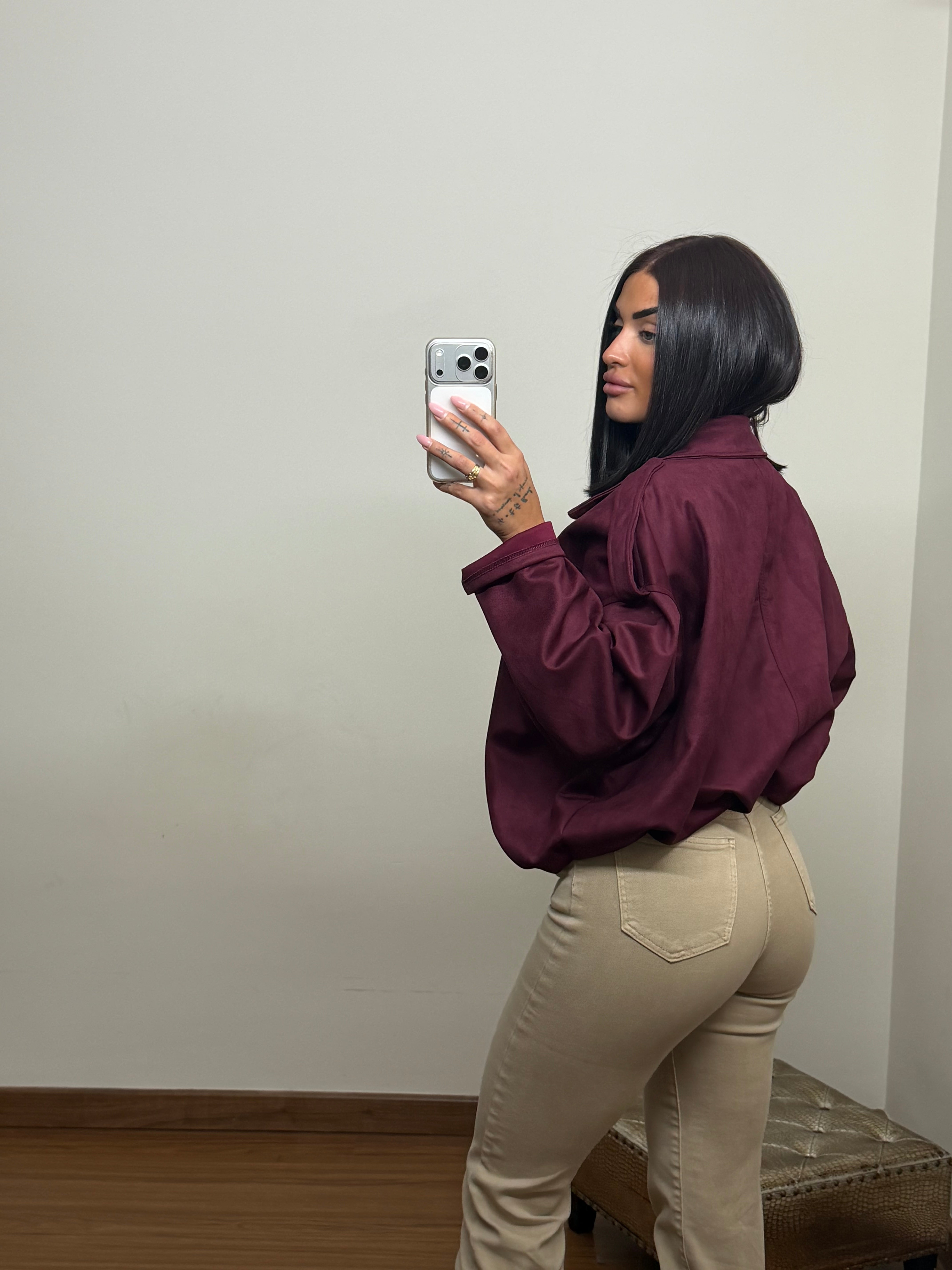 Bomber Angelina burdeos