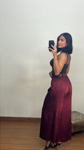 Pantalón fluido estampado