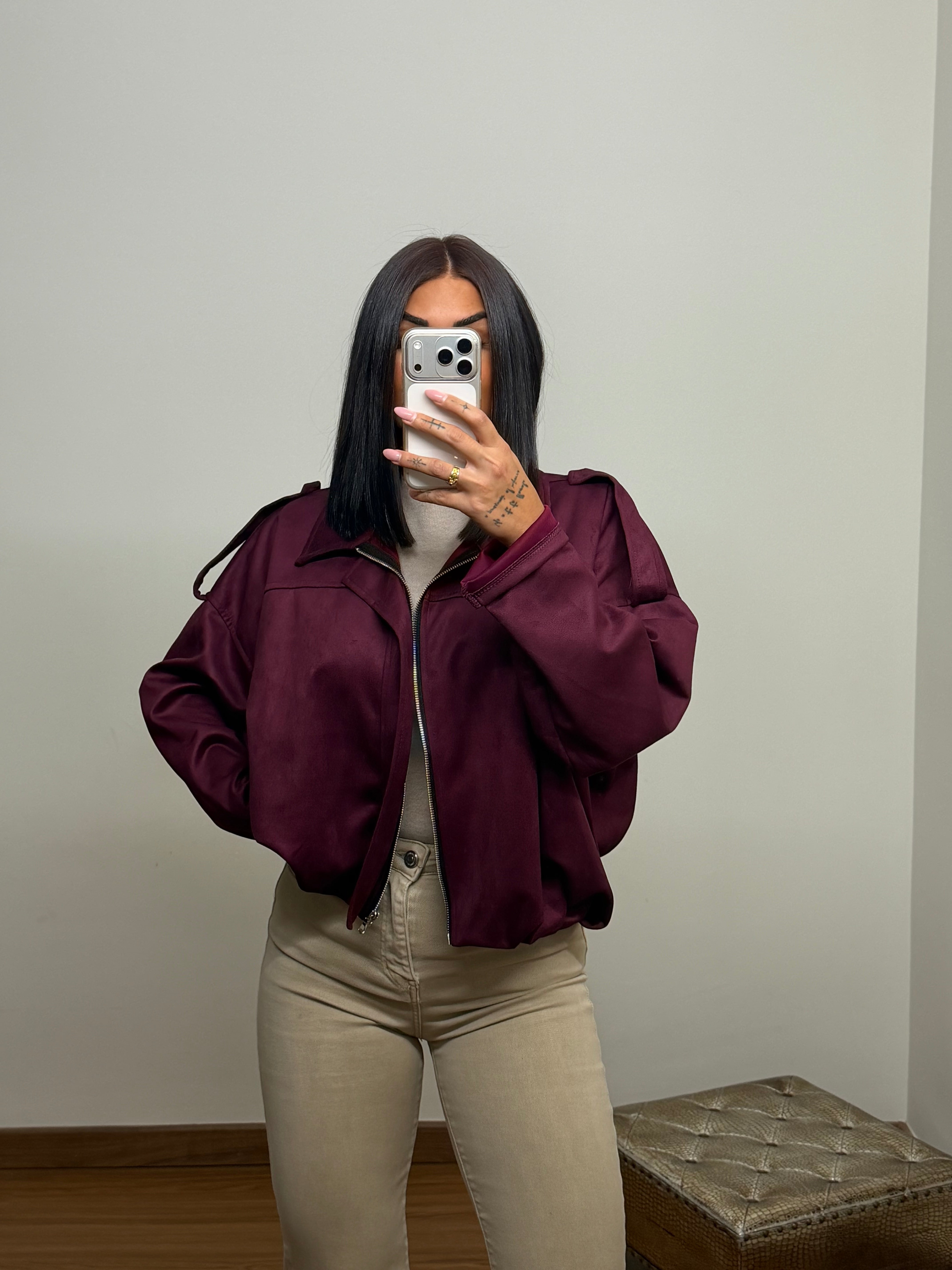 Bomber Angelina burdeos