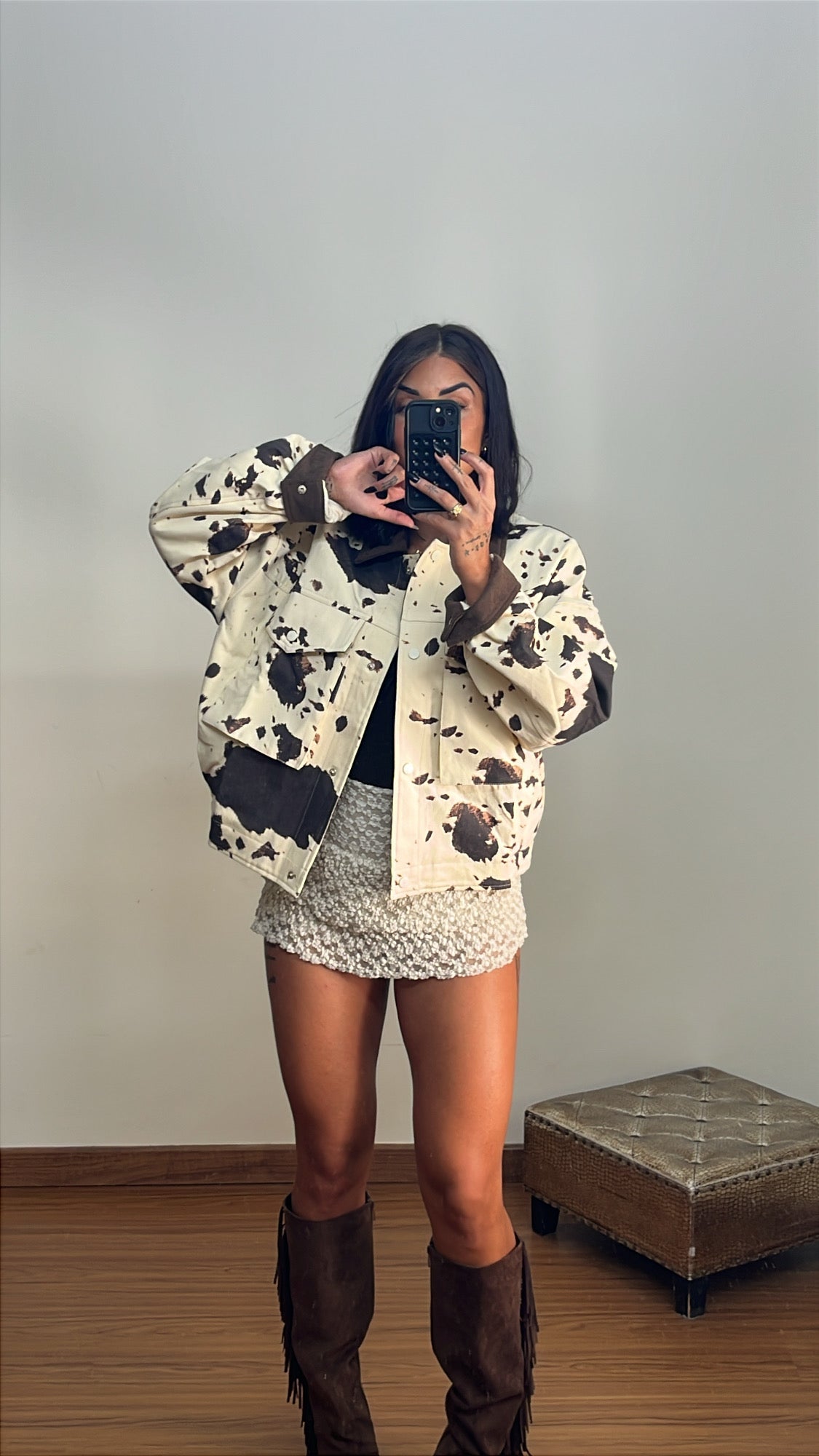 Chaqueta cow cargo