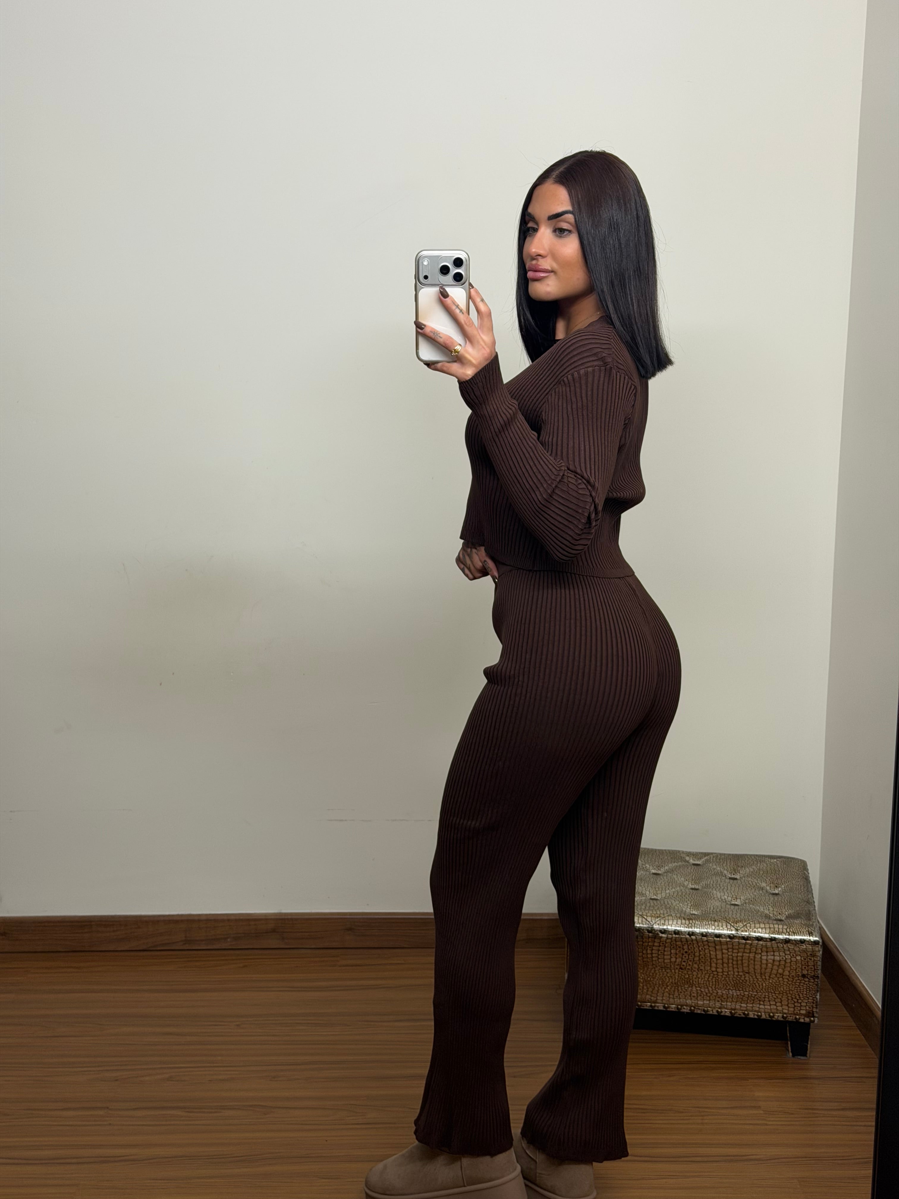 Conjunto tom chocolate