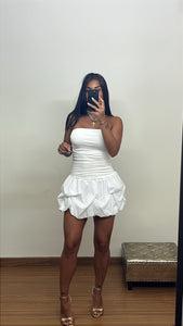 Vestido globo blanco