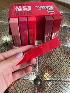 Labial Mate 24h tonos rojos