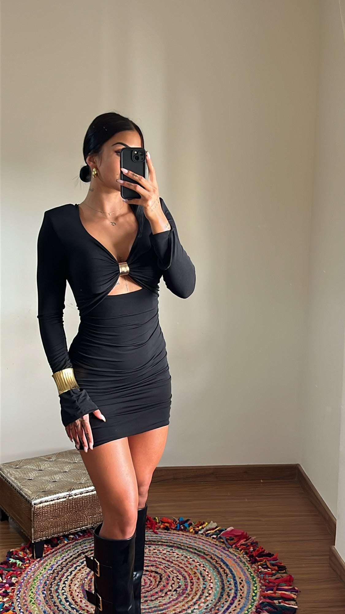 Vestido cleo negro