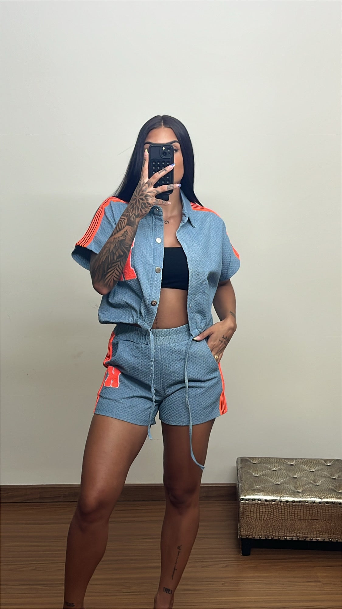 Conjunto kylei naranja
