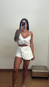 Falda pantalón limones