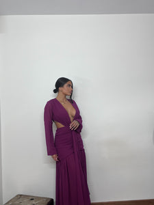 Vestido roma cereza