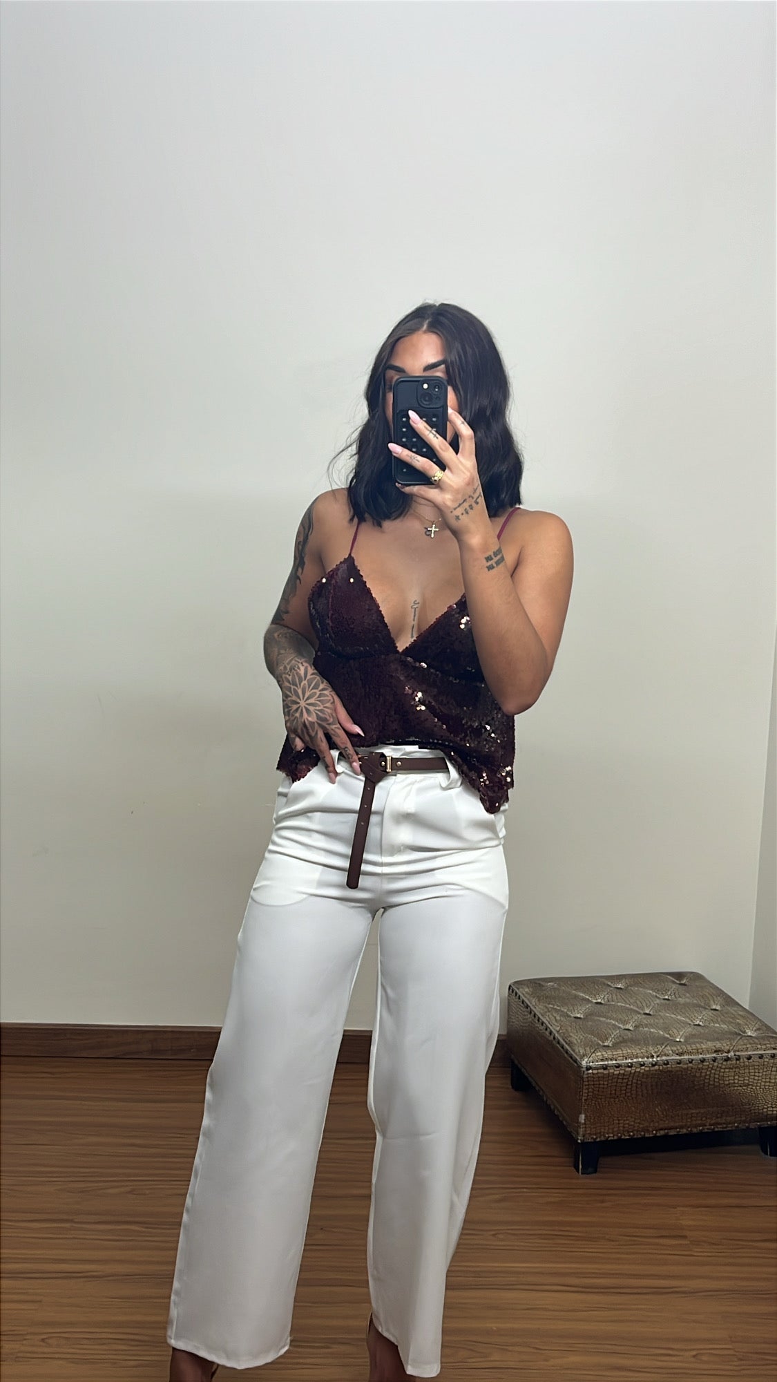Pantalón chino blanco