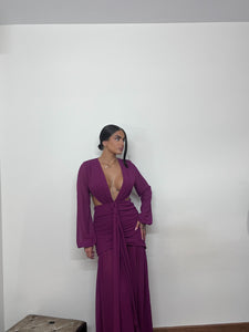Vestido roma cereza