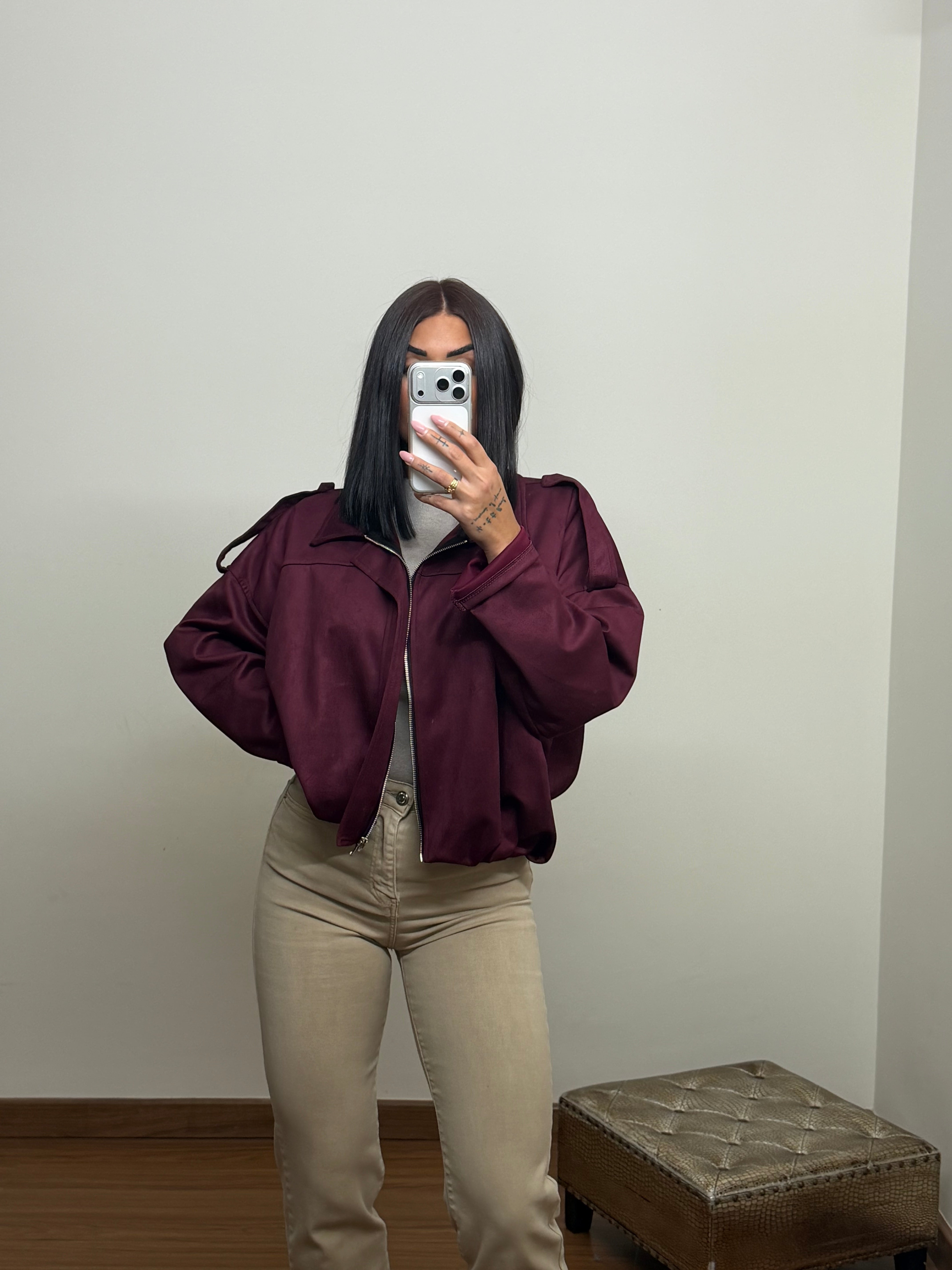 Bomber Angelina burdeos