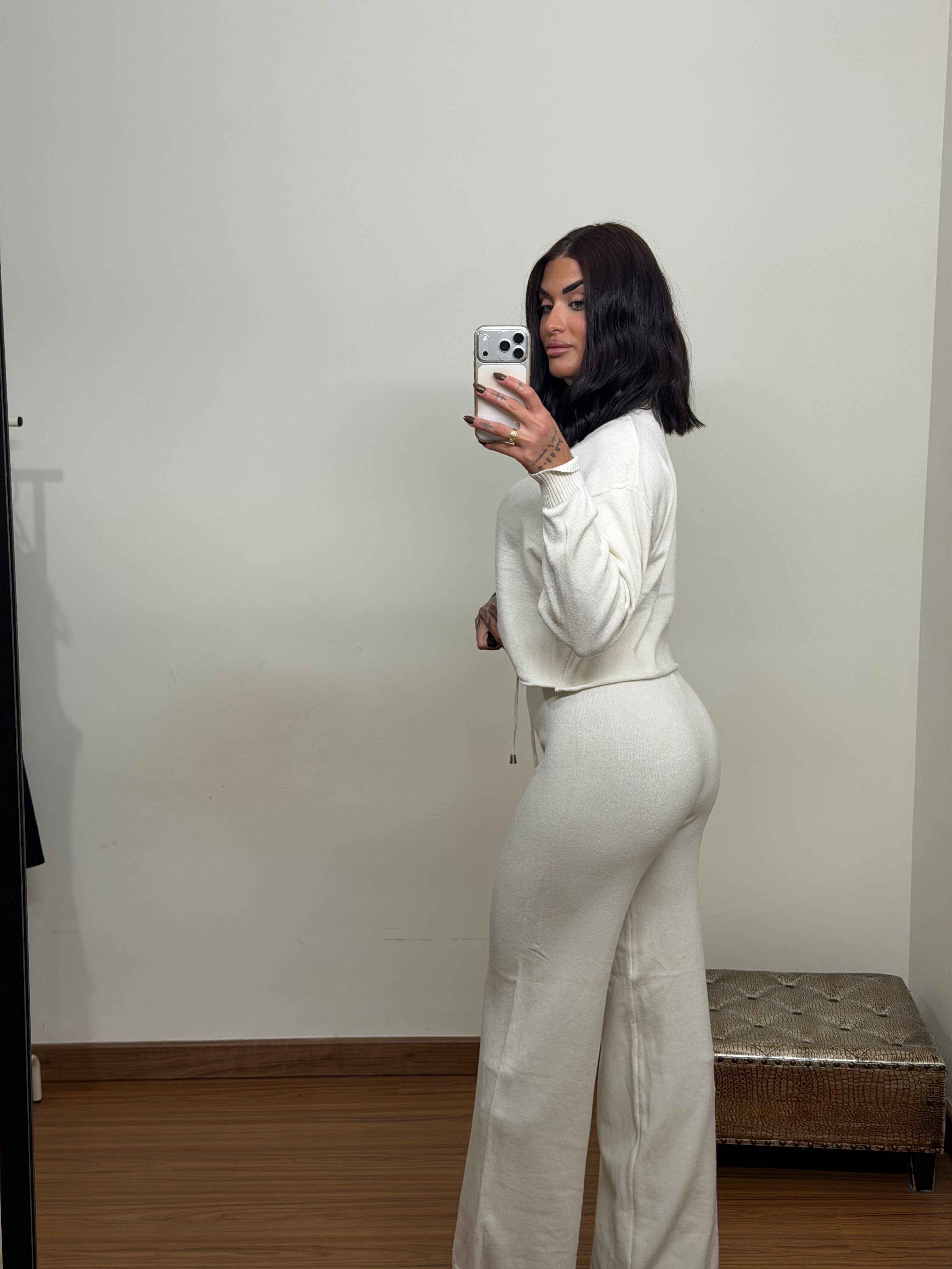 Conjunto polar blanco