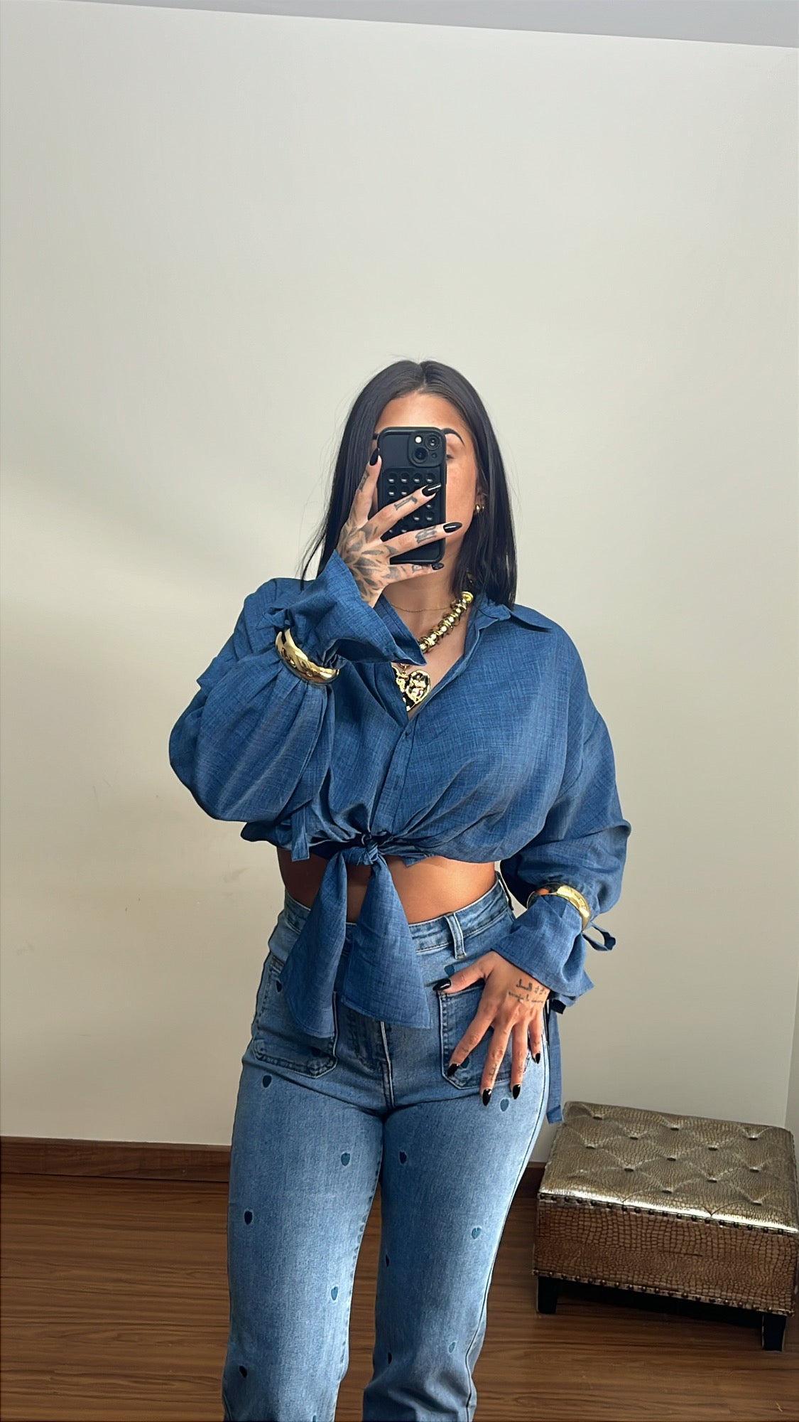 Blusa lazo