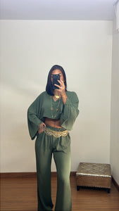 Conjunto louis verde