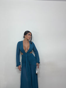 Vestido Roma petróleo